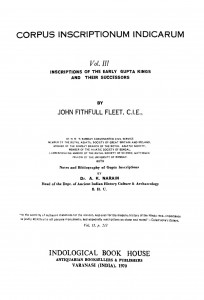 Corpus Inscriptionum Indicarum Vol 3  1970 ac 4616 by जॉन फिथ्फुल्ल फ्लीट सी. आई. ई. - John Fithfull Fleet C.I.E.