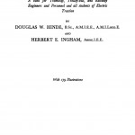 Principles Of Direct Current Electric Traction by दौगाल्स डब्लू. हिंडे - Dougals W. Hindeहर्बर्ट ई. इन्ग्हम - Herbert E. Ingham