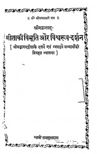 Gita Ki Vibhuti Aur Vishav Roop Darshan by स्वामी रामसुखदास - Swami Ramsukhdas