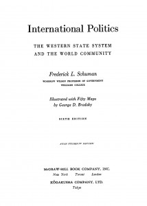 International Politics by फ्रेदेरिच्क ल. स्चुमन - Frederick L. Schuman