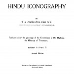 Elements Of Hindu Iconography Vol 1 Part 2 (1968) Ac 4689 by टी. ए. गोपीनाथ राव - T. A. Gopinath Rao