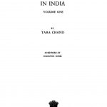 History Of The Freedom Movement In India Vol 1 Ac 4126 by ताराचंद - Tarachand