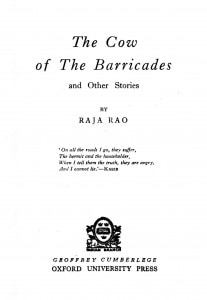 The Cow Of The Barricades 1947 by राजा राव - Raja Rao