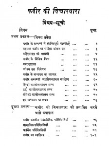 Kabir Ki Vichar Dhara by गोविन्द त्रिगुणायत - Govind Trigunayat