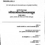 Jivajivabhigama Sutra by मिश्रीमल जी महाराज - Mishrimal Ji Maharajराजेंद्र मुनि - Rajendra Muni