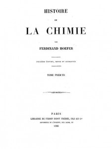 Histoire De La Chimie by फेर्दिनंद होएफेर - Ferdinand Hoefer