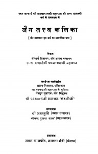 Jain Tatva Kalika (1982) Ac 5703 by पूज्य आचार्य श्री आत्मारामजी महाराज - Poojya Aacharya Shri Aatmaraamji Maharaj