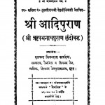 Shri Aadi Puran  by तुलसीरामजी - Tulsiramji