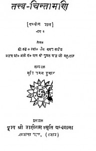 Tatv Chintamani : Bhag 1 by श्री शुक्लचन्द्र जी महाराज - Shree Shuklchandra Ji Maharaj