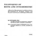 Techniques Of Histo-and Cytochemistry by डेविड ग्लिक - David Glick