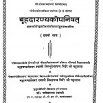 Brhada rnayak opanishad Bhag 1  by आनन्द गिरि - Anand Giriश्री शंकराचार्य - Shri Shankaracharya