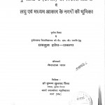 Bundelakhand U.p. Ki Vikas Prakriya Men Laghu Avam Madhyam Aakar Ke Nagaron Ki Bhumika by केतराम पाल - Ketaram Pal