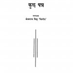 Dvivediyug Ke Sahitykaron Ke Kuchh Patra  by बैजनाथ सिंह 'विनोद' - Baijanath Singh 'Vinod'
