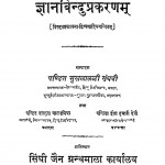 Gyanabinduprakaranam by यशोविजयोपध्याया - Yashovijayopadhyaya