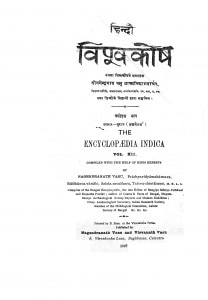 Hindi Vipoovakosh Bhag - 13  by नगेन्द्रनाथ बसु - Nagendranath Basu