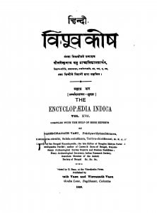 Hindii Vipuuva Koshh  by नगेन्द्रनाथ बसु - Nagendranath Basu
