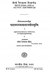 Sadavashyakbalavabodhvrati by तरुण प्रभाचार्य - Tarun Prabhacharya