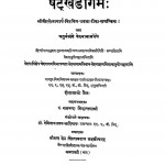 Shatkhandagam by श्री हीरालाल जैन - Shri Hiralal Jain