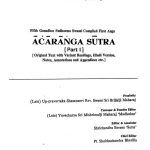 Acharangsutra by श्री मिश्रीलाल जी महाराज - Sri Mishrilal Ji Maharaj