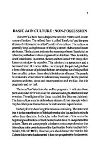 Basic Jain Culture Non Possession (2005) Ac 6967 by अज्ञात - Unknown