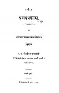 Pranav Prakash by सच्चिदानन्द स्वामी - Sachchidanand Swami