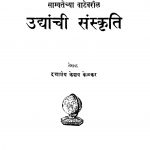 Udhaanchii Sanskriti  by केशव केळकर - Keshav Kelkar
