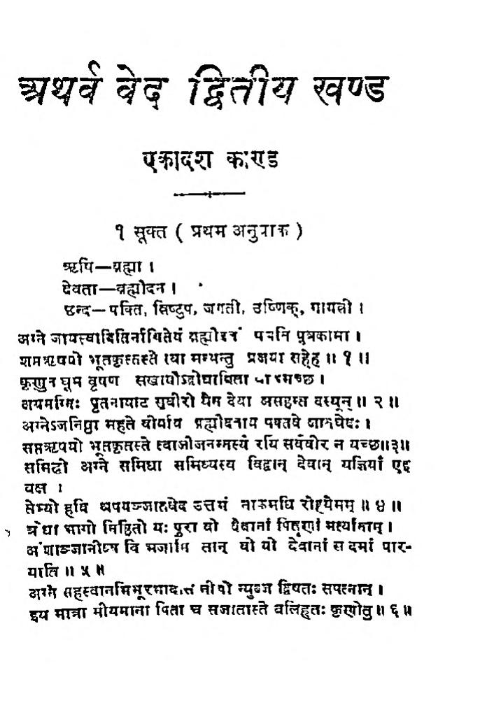 Atharva Veda in Hindi Pdf  Part 2