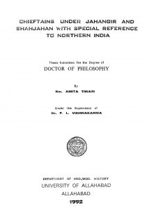 Chieftains Under Jahangir And Shahjahan With Special Reference To Northern India by अमिता तिवारी - Amita Tivari