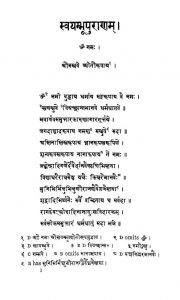 स्वयम्भूपुराणम् - Swayambhu Puranam