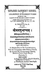 श्रीमद अणुभाष्यम् - गुच्छ 5 - Shrimad Anubhashyam - Fasc. 5