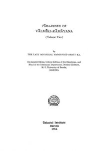 वाल्मीकि रामायण - भाग 2 - Panda- Index Of Valmiki - Ramayana Voll. 2