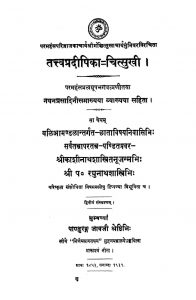 तत्त्वप्रदीपिका चित्सुखी - संस्करण 2 - Tattva Pradipika Chitsukhi - Ed. 2