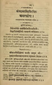 Book Image : अमर कोष तृतीय-  भाग  - Amara Kosha part-3 